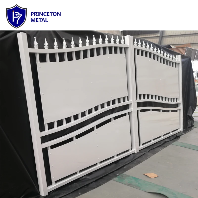 Aluminum driveway metal house entrance gate for boundary wall latest house main aluminum gate design pictures