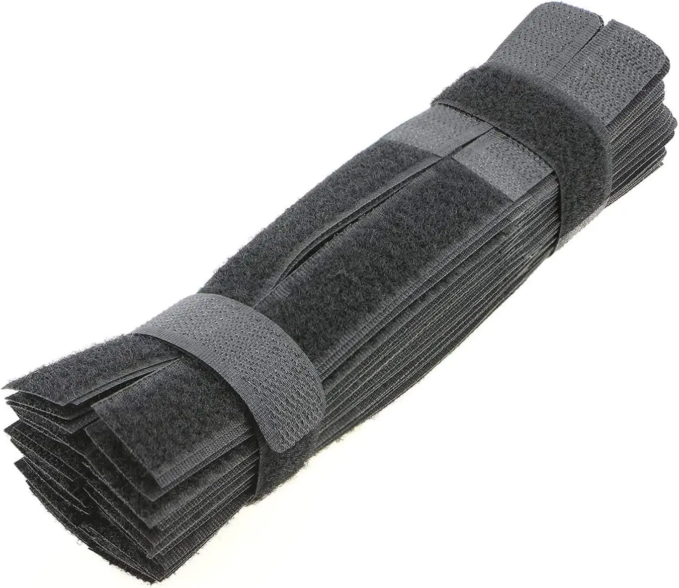 Nylon Fastening Wire Straps Storage Ropes Cable Ties Clips Self-adhesive 50-piece Set of Reusable Hook and Loop Tape Ski Shoes