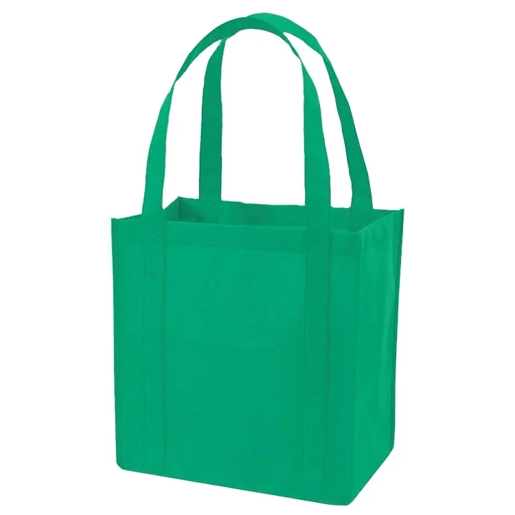 Grocery PP Fabrics Gift Ecological Tote Reusable Non Woven Bag,Large Custom Logo Printed Eco friendly Supermarket Bag