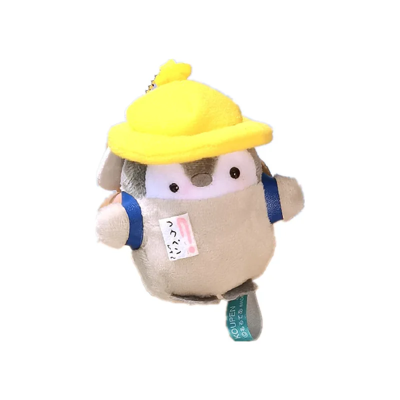EE1168 Japanese Mini Cute Penguin Plushie Doll Keychain with Outfit Kid Gift Stuffed Penguin Doll Dressed Penguin Plush keychain