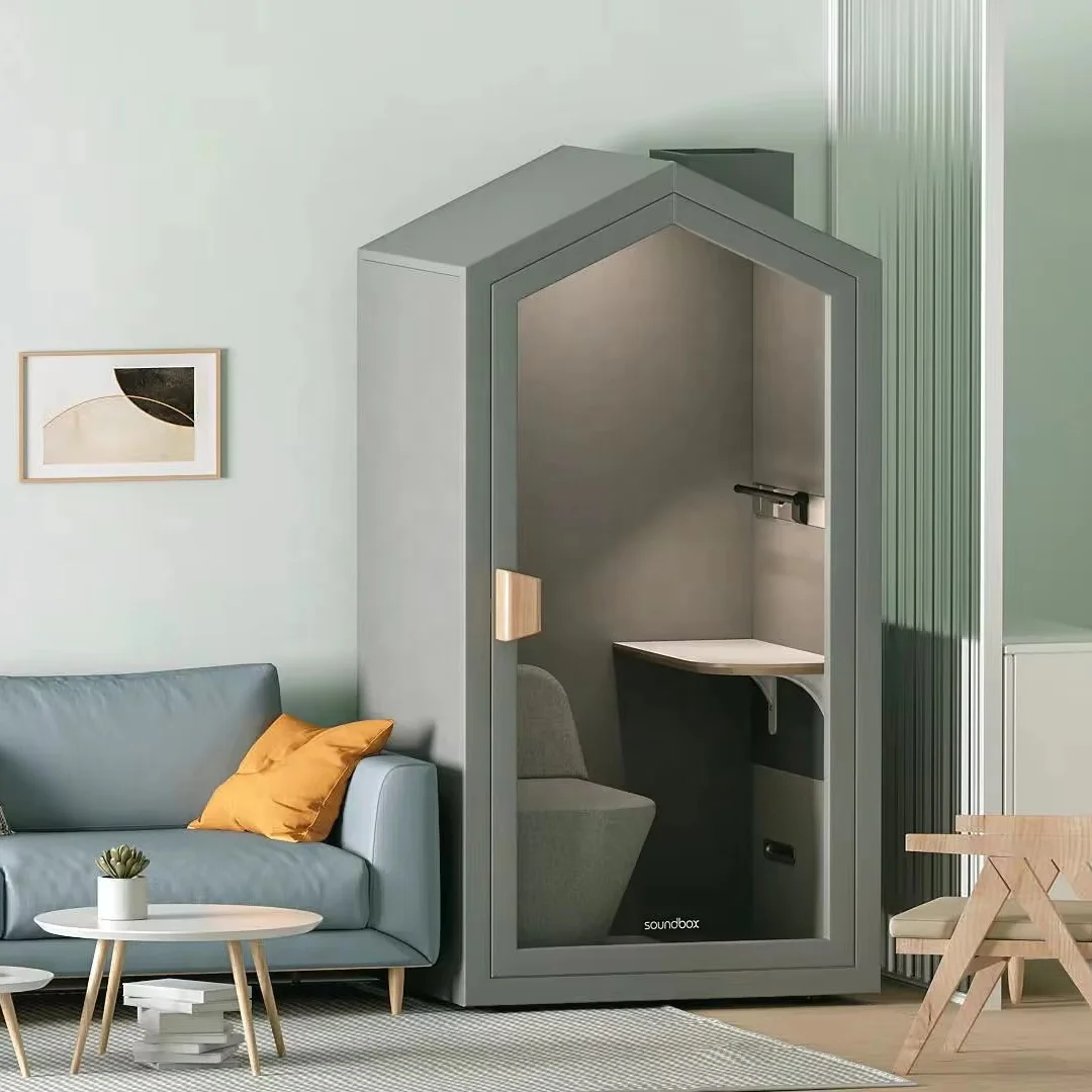 Acoustic Soundproof Silence Home Pod Eco-friendly Noise Reduce Educational Study Private Learn Space Home Silence Pod