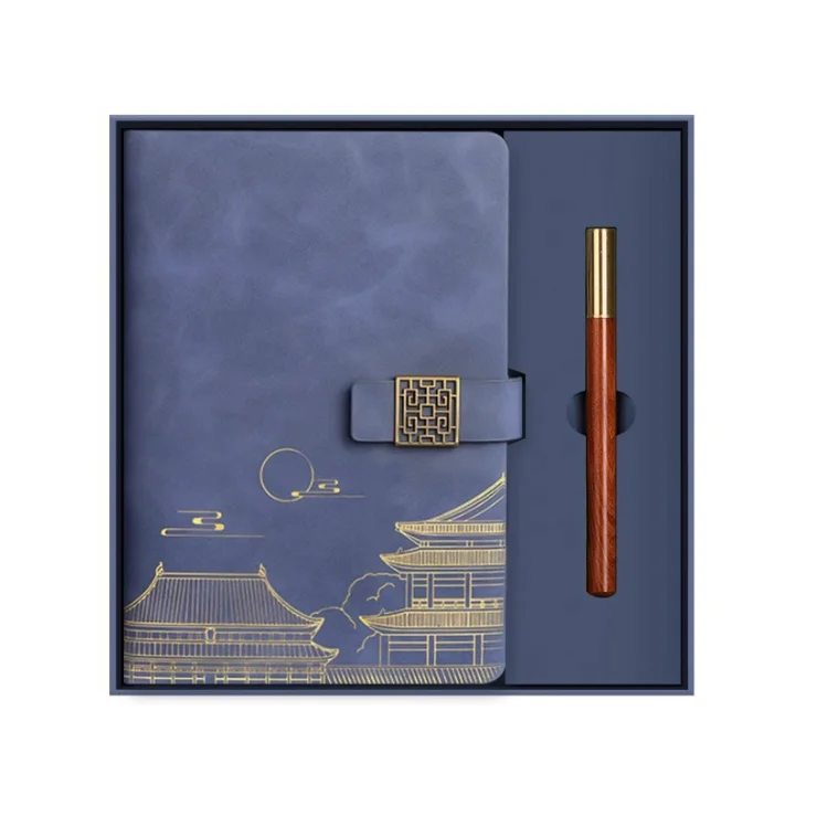 Customizable National Tide Forbidden City Cultural Creative Thermos Business Holiday Gift Set with Notebook Gift Box Souvenirs