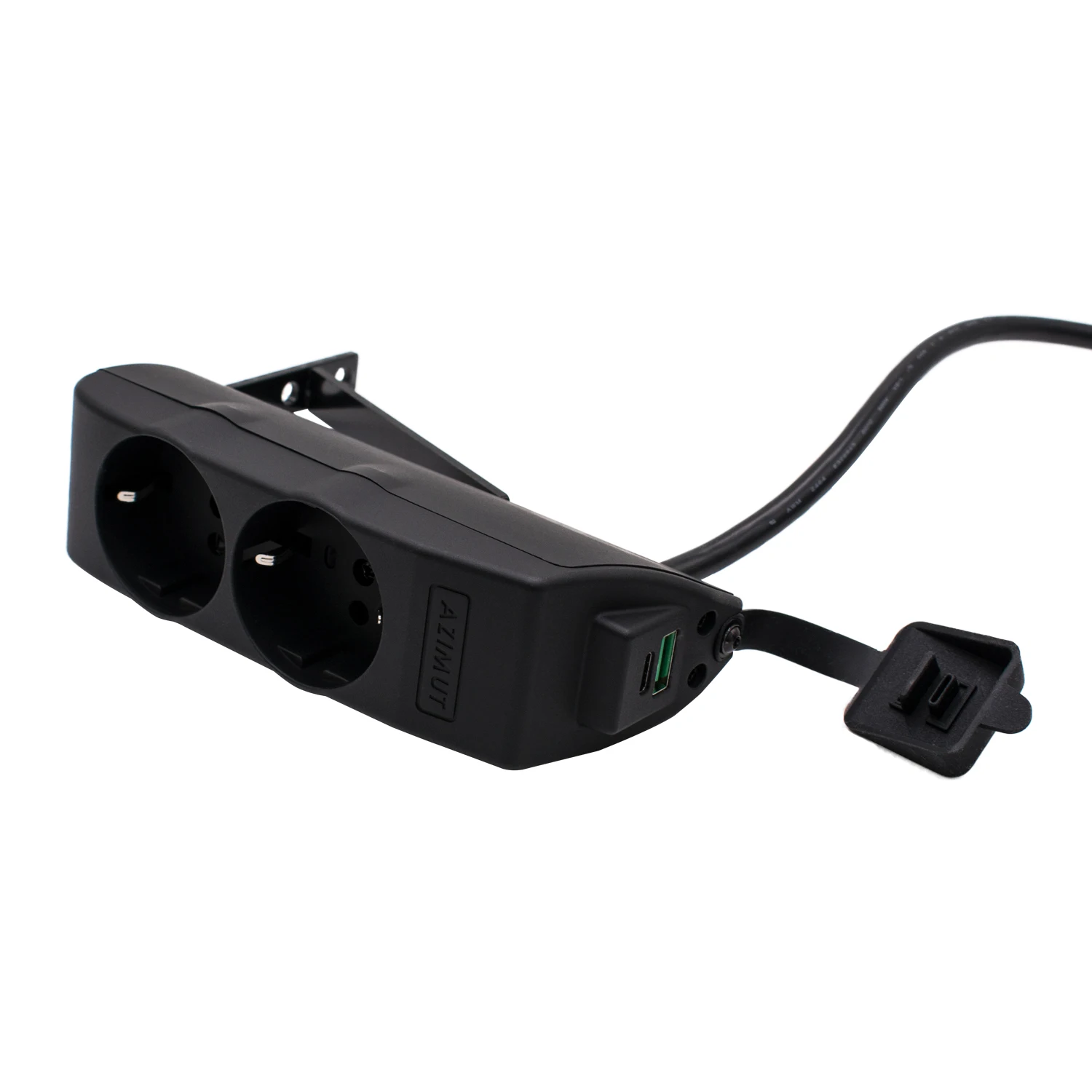 Mobile Phone Charger 12V 24V dc Port Usb with AC socket Quick Charge for  bus seat passengers with Type C and USB Socket