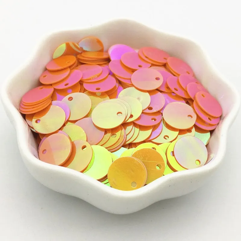 Блестящие круглые Блестки лазерного цвета 6 мм круглая блестящая пайетка для одежды