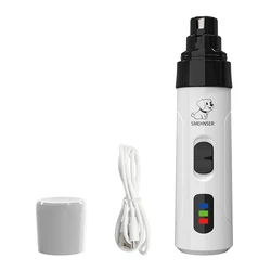 New Product Ideas 2022 Rechargeable Portable Low Noise Led Durable Cat Nails Grind Dog Pet Nail Grinder