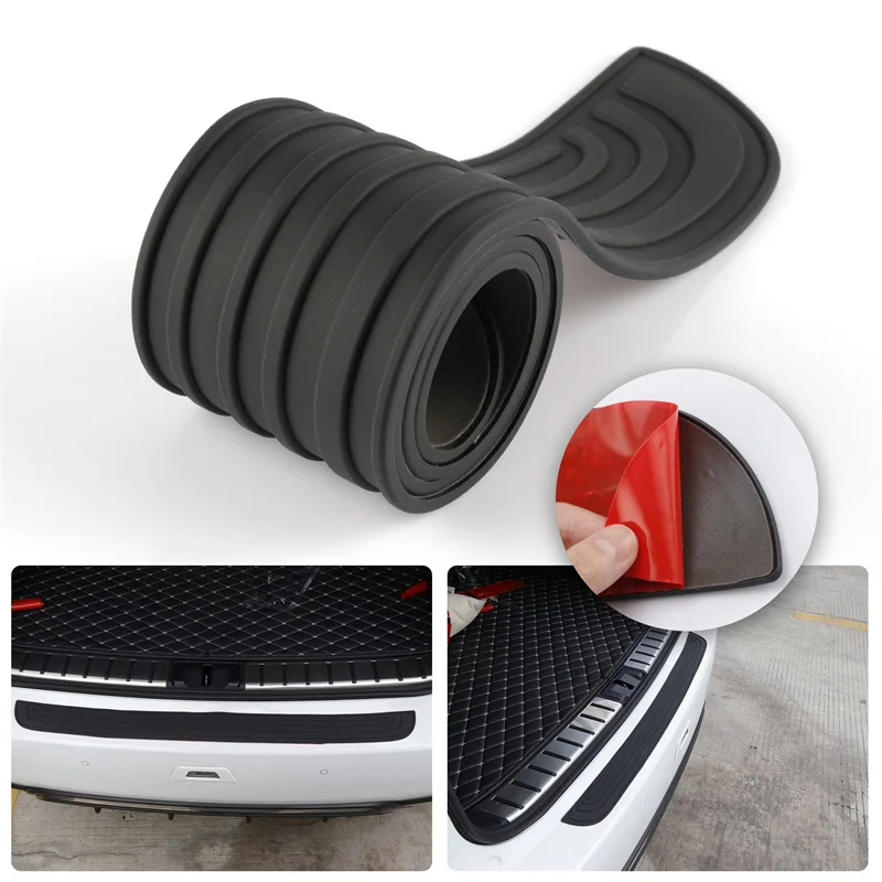 Car SUV Trunk Universal Collision Avoidance Rubber Anti-Scratch Car Rear Bumper Protector