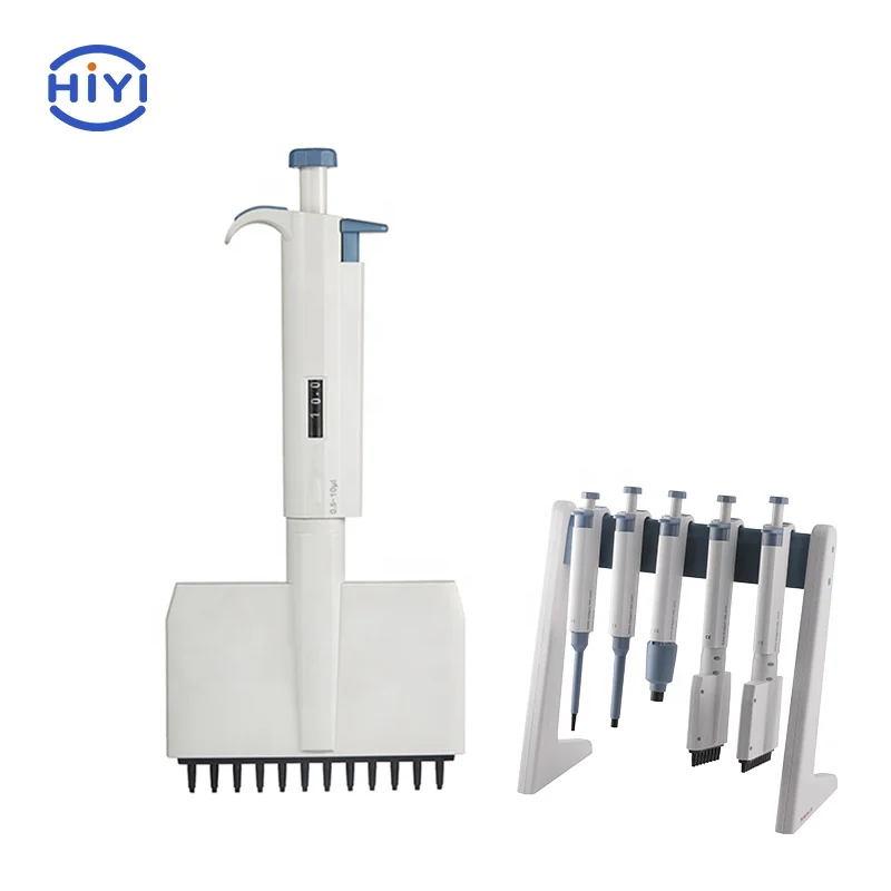 HiYi Top Pette Laboratory 12-channel Adjustable Volume Mechanical Pipette Best Suited For Control Analysis Labs