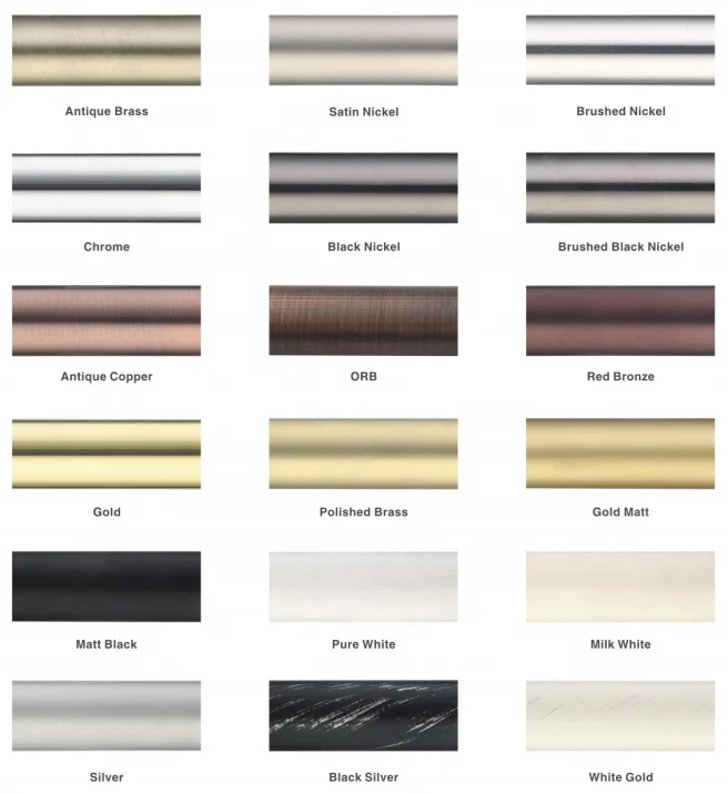 Chrome Diamond Curtain Rod Ends Metal Drapery Poles Tracks And Finials 28mm