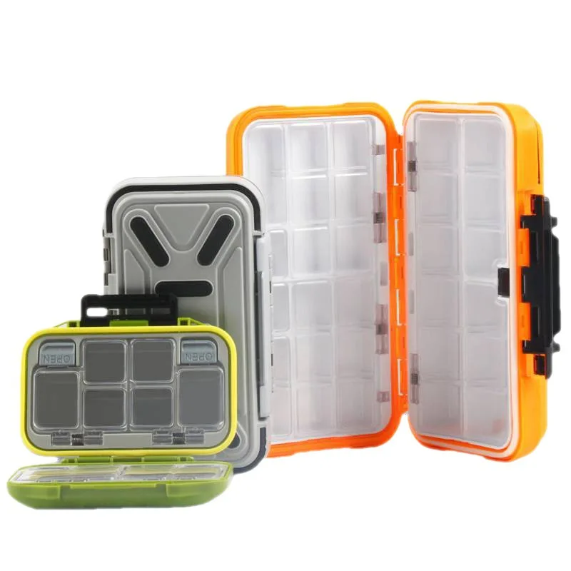 Bait Lure Hook Storage Fishing Accessories Plastic Storage Case Double Sided Fishing Tackle Box