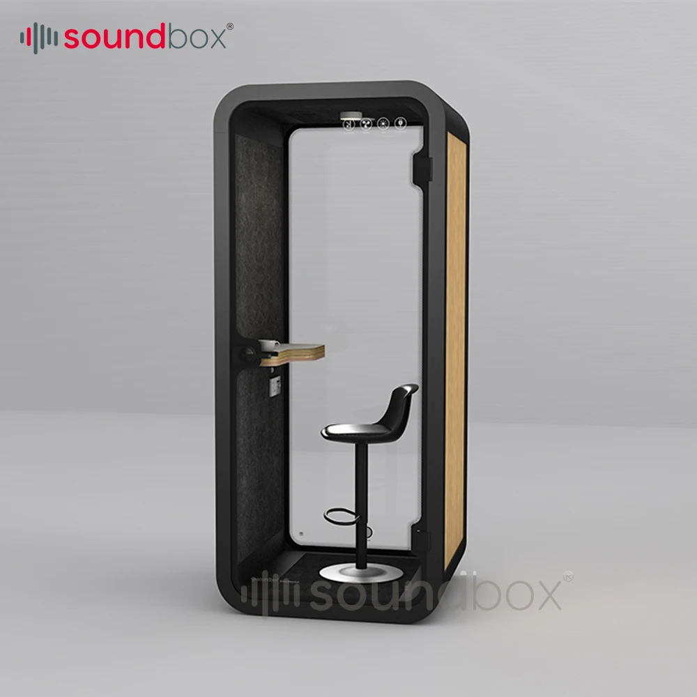 Soundbox Phone Booth Indoor Office Sound Proof Call Pod Noise Reduce Privacy Telephone Booth