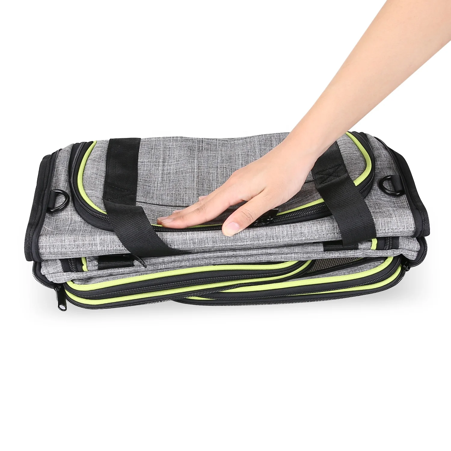 FREE SAMPLE Wholesale Canvas Foldable Travel Airline Approved Pet Carrier Tote Bag for Dog Cat 2021 New Pet Storage Bag