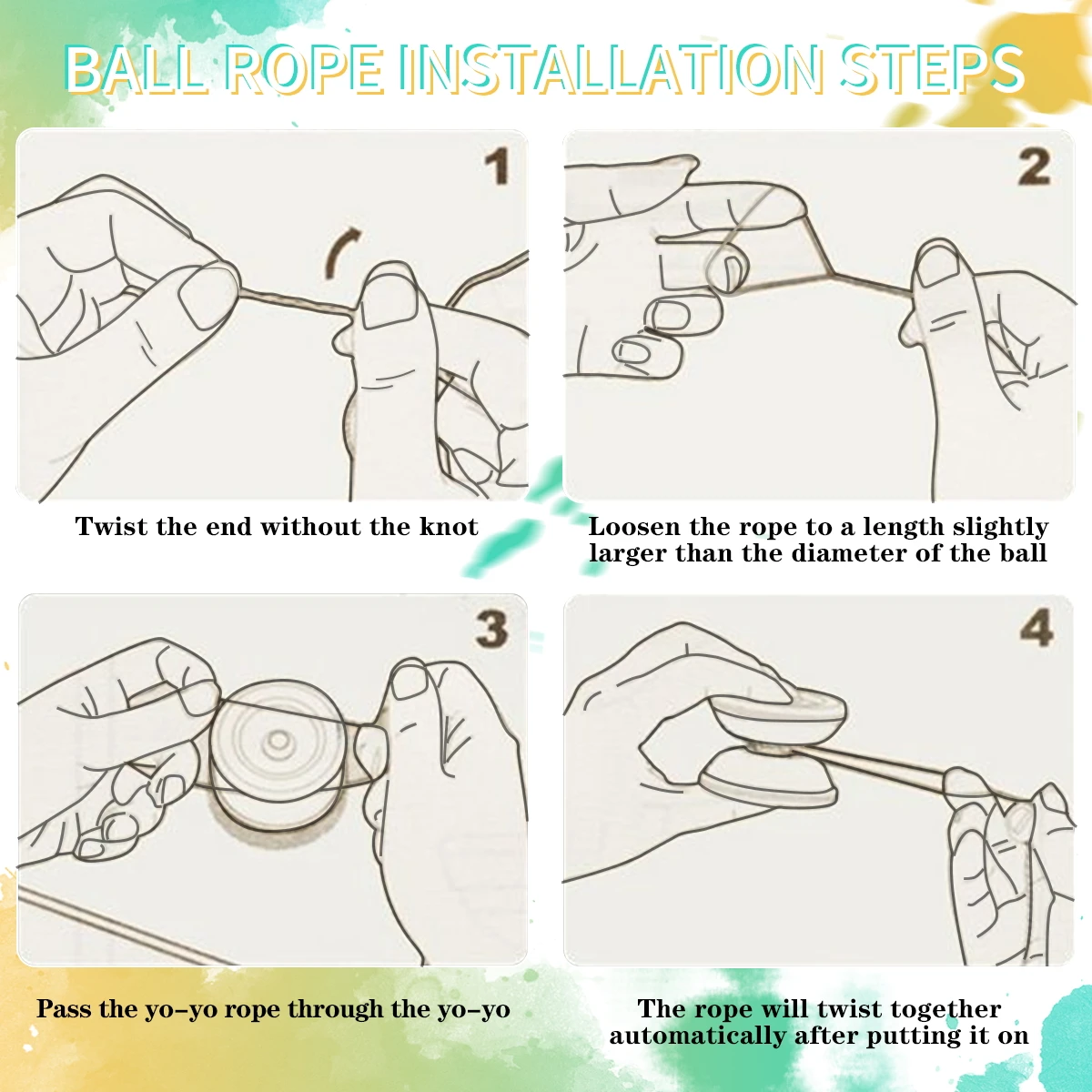 Aluminum Alloy Yoyo Unresponsive YoYo Ball Competitive Spin Yo-yo Ball for Yoyo Professional Advanced Players