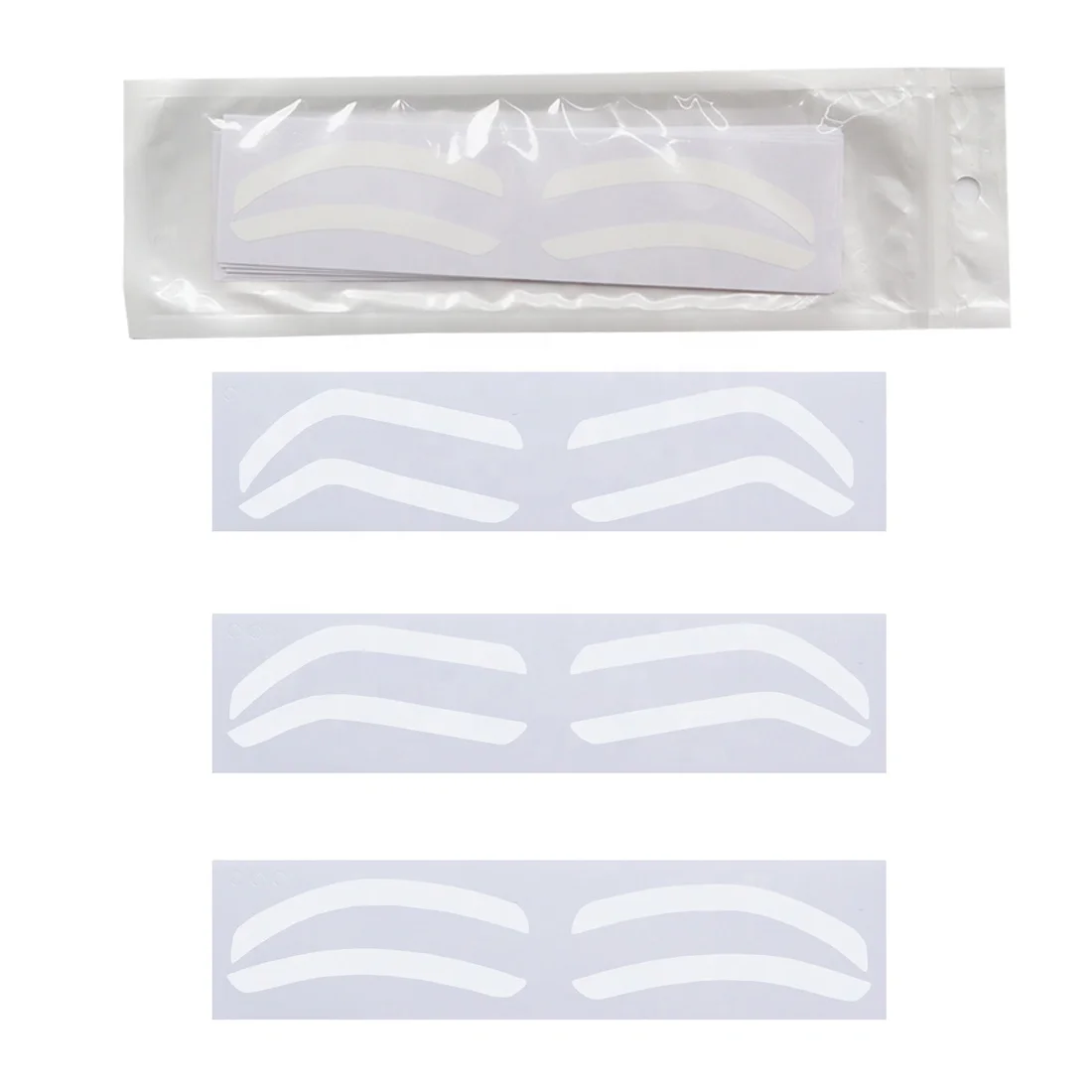 Airbrush Eyebrow Tint Make Up Plastic Stencil Eyebrow Sticker Stencil Guide Eyebrow Sticker Tape