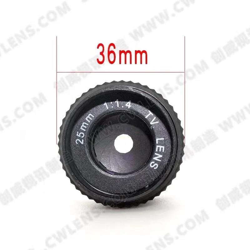 Объектив с фиксированным фокусом 25 мм 1 / 2 дюйма C-Port объектив промышленной камеры