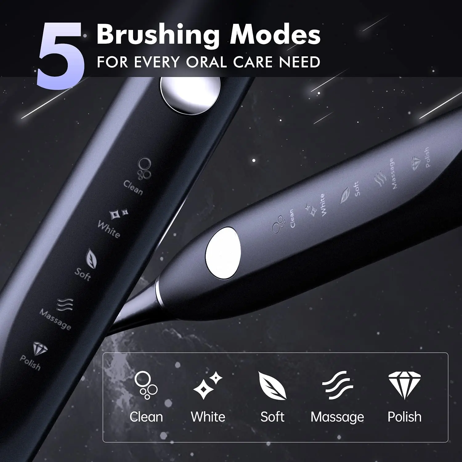 Sonic electric toothbrush tooth brush heads digital plaque remover dental whitetning brushes