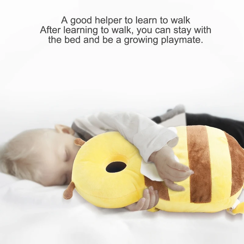 Cute Animal Anti-fall Safety Pillow Learning Walking Baby Head Protector Pillow Baby Safety Backpack Pillow