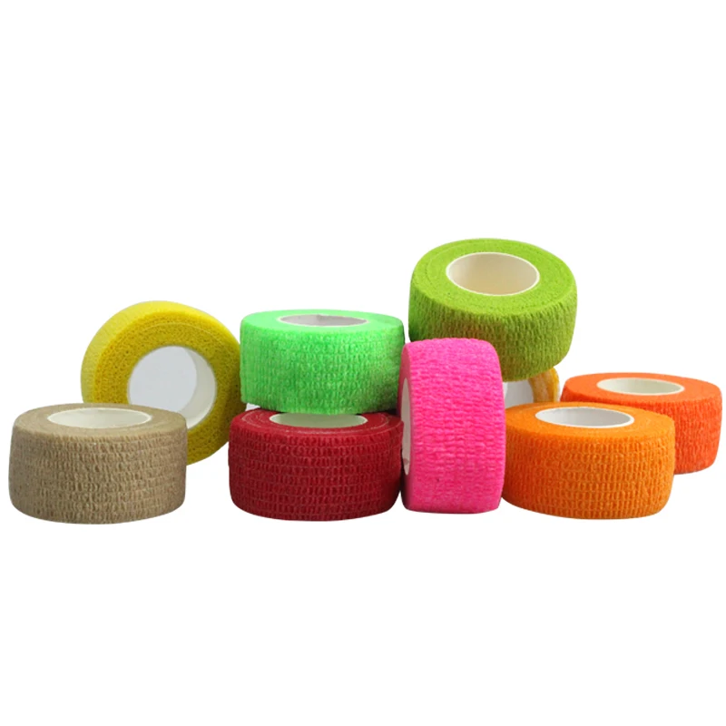 Оптовая продажа, когезионная эластичная повязка с принтом логотипа на заказ