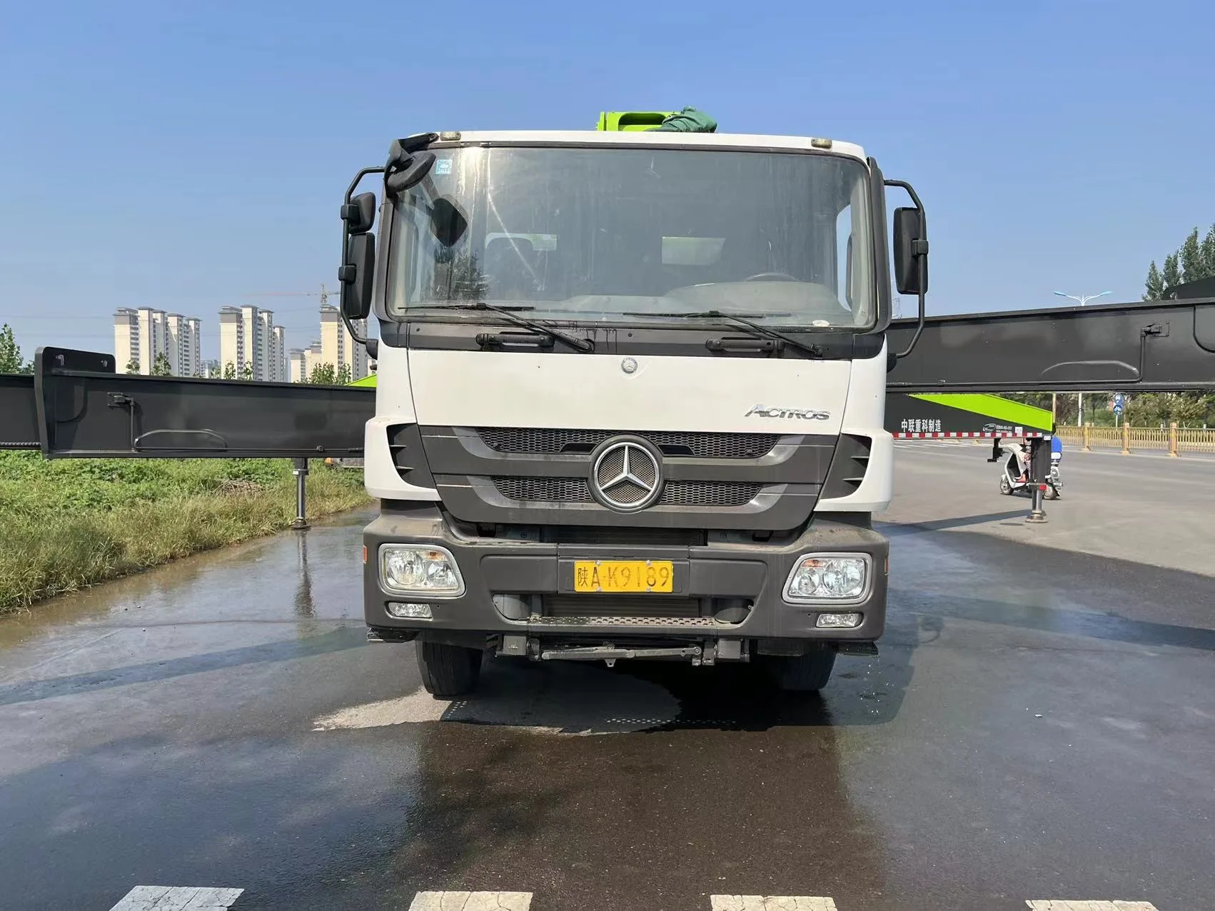original zoomlion 52m pump truck 56m pump truck used zoomlion pump truck