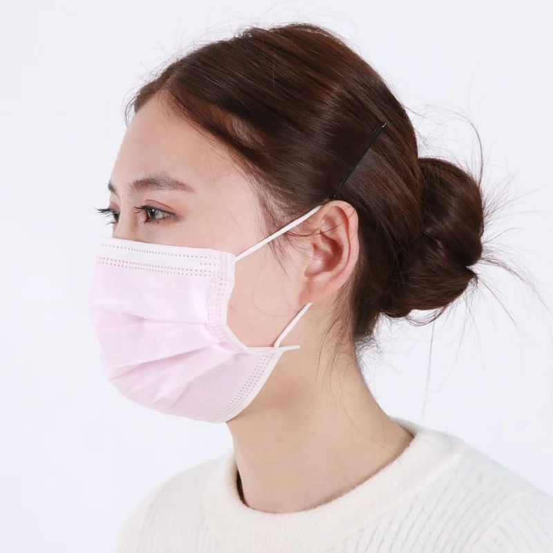 Big Discount Face Masks Black Disposable 3Ply Medical Printed Disposable Face Mask A01
