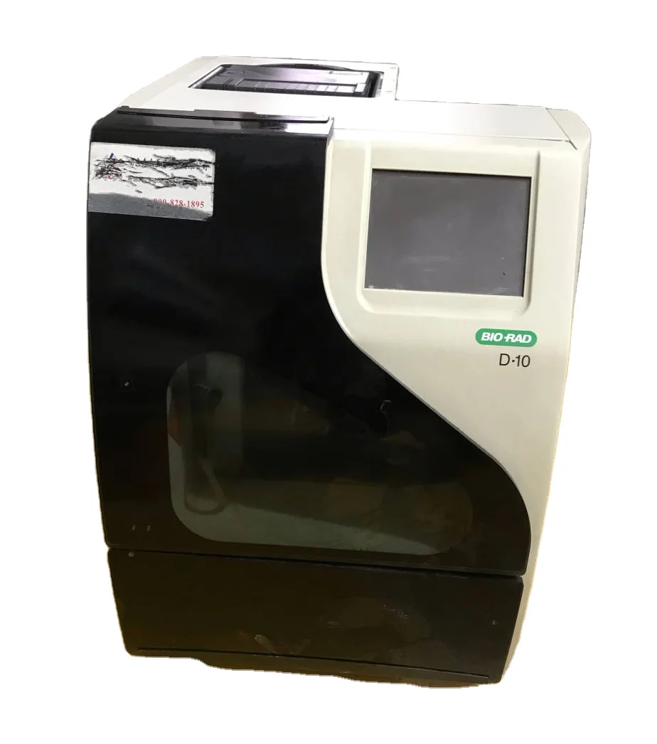 Полностью автоматическая машина для Bio-rad анализатор гемоглобина D-10, отремонтированные машины, хорошая работа condition.90 % НОВИНКА