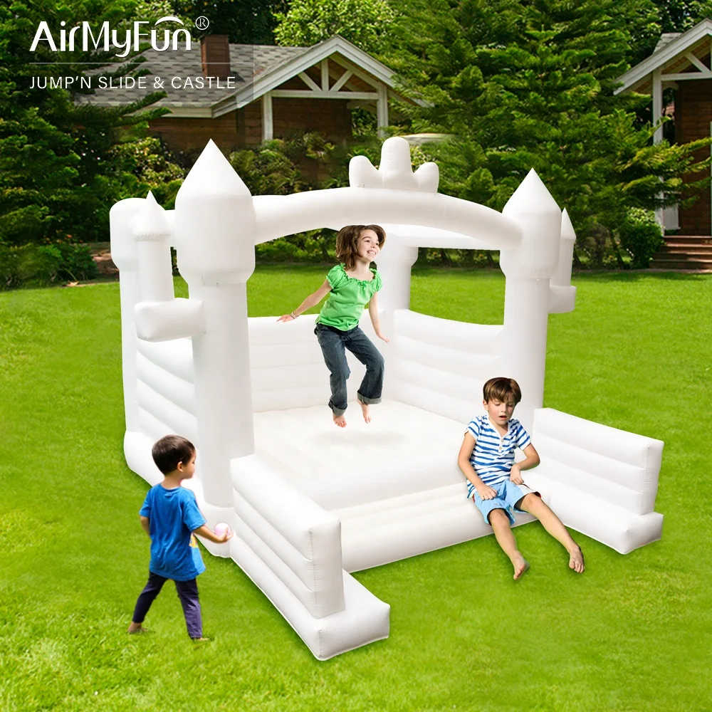 Wedding Bounce House Inflatable Jumping White Bouncy Castle