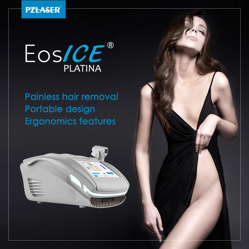 EOS ICE Hot Sale Diode Laser Handpiece 808 Nm Portable Laser Hair Remove Machine For Laser Remove Hair