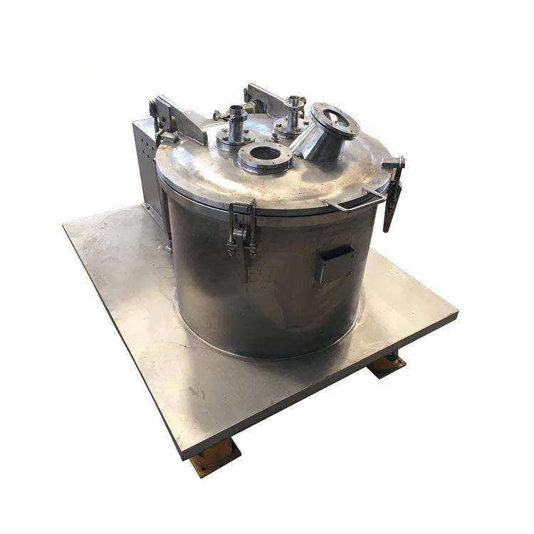 High efficiency flat plate filter centrifuge for kitchen salt, glutamate sodium production