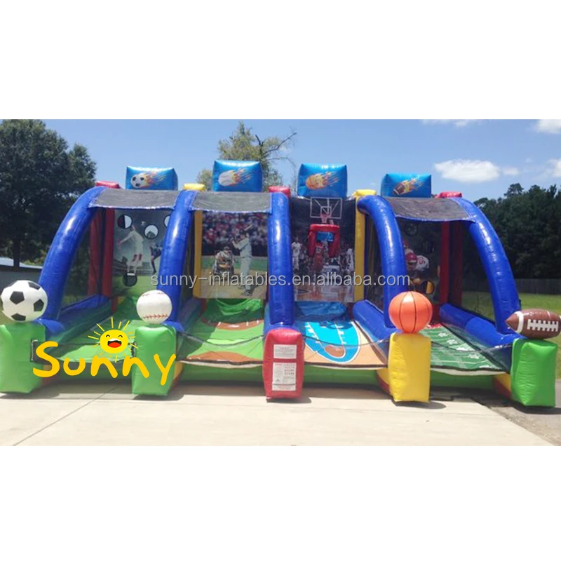 5-in-1 Carnival Games blow up party inflatable games for kids and adults team building or event fun