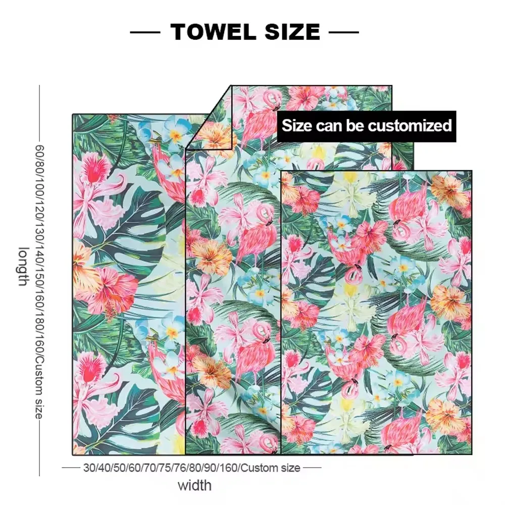 Bottle Recycled Beach Towel Superdry Microfiber Waffle Beach Towel Wholesale Custom Sand Free Printed Beach Towel