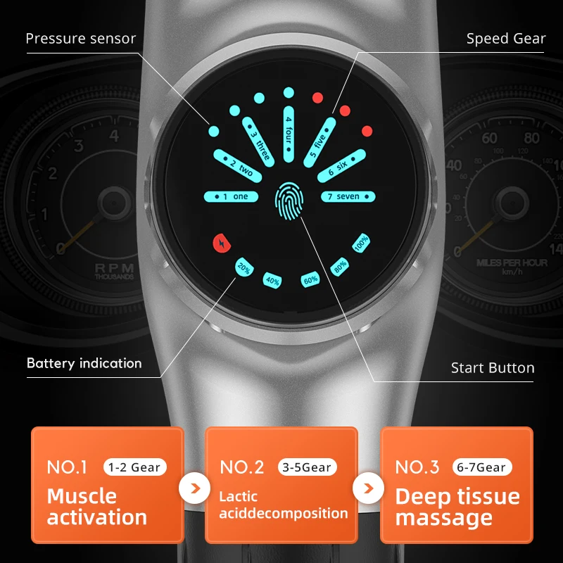 2021 New Generation 60W Mini Massage Gun Wireless Body Relax Muscle Vibration Massage Gun Vibrator Massage Vaginal