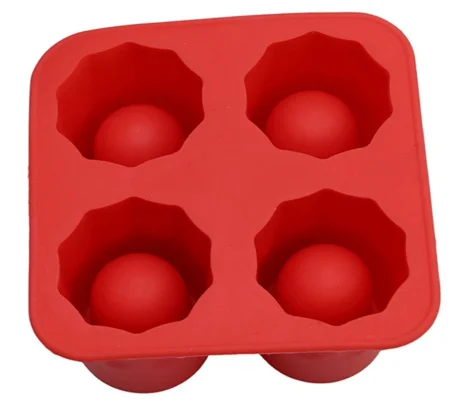 Hot Sale Silicone Ice Cup Food Grade Custom 3d Silicone Mold Ice Cream Make Four Bars Ice Glass