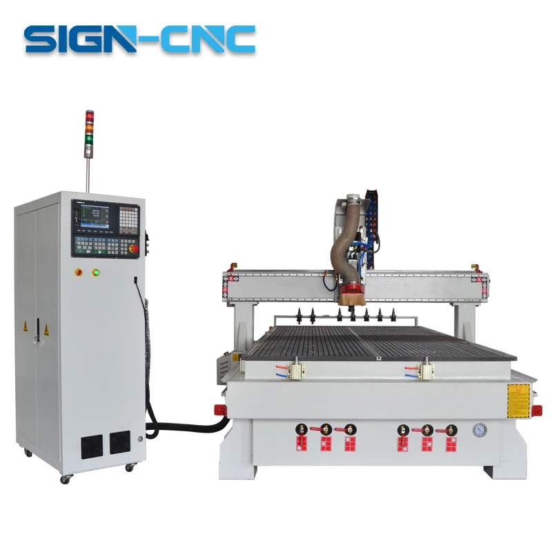Деревообрабатывающий Фрезерный Станок С ЧПУ С Автоматической Системой Смены 8-12ШТ Инструментов По Дереву