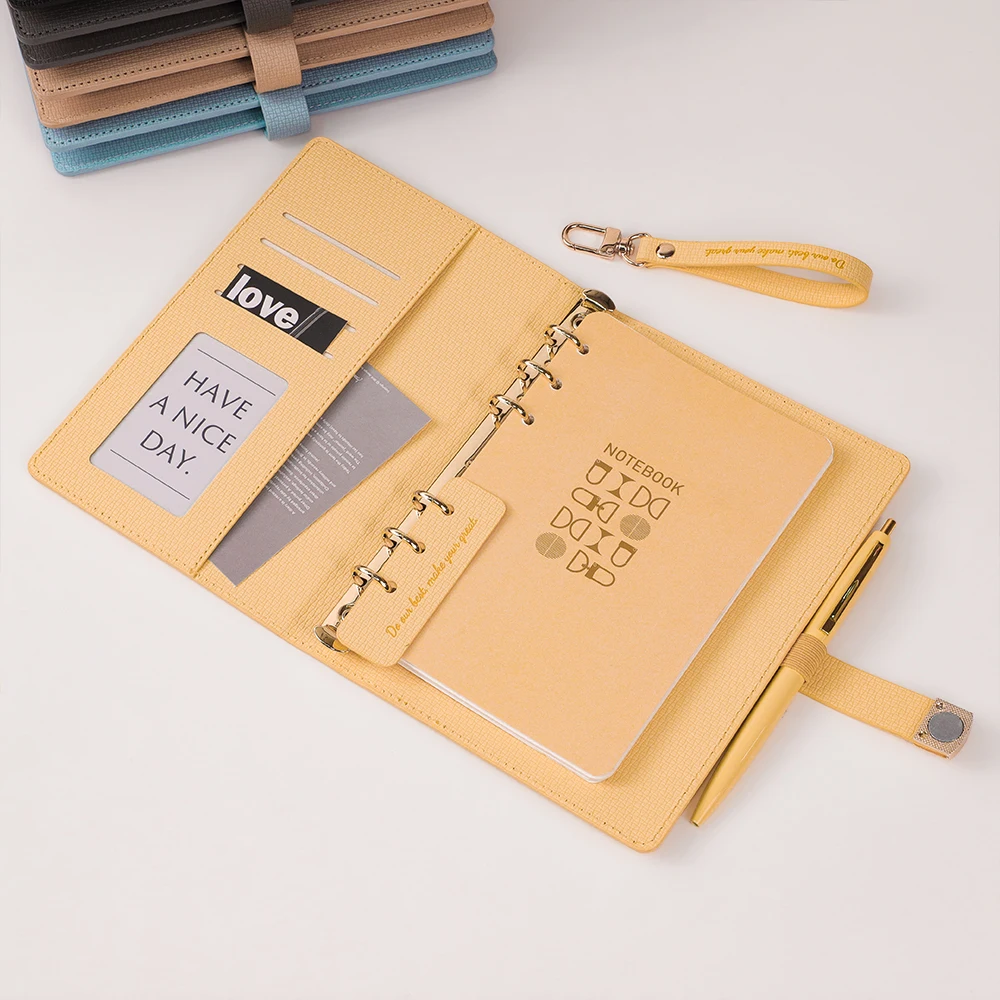 Notebook with Keychain Personal Journal Diary Notepad with Lined Inner Papers
