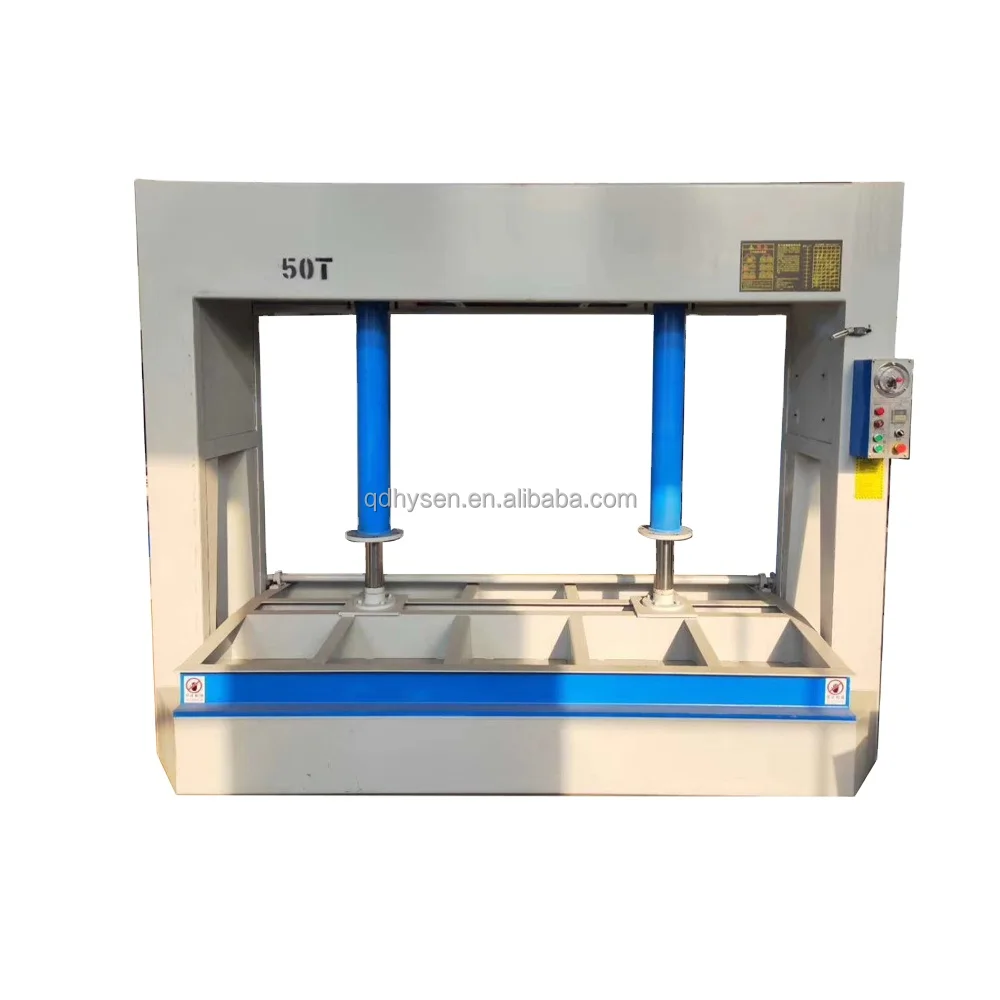 CHINA HYSEN Door Press Machine Hydraulic Cold 50T Wood Cold Press Machine Hydraulic Press For Wooden Door