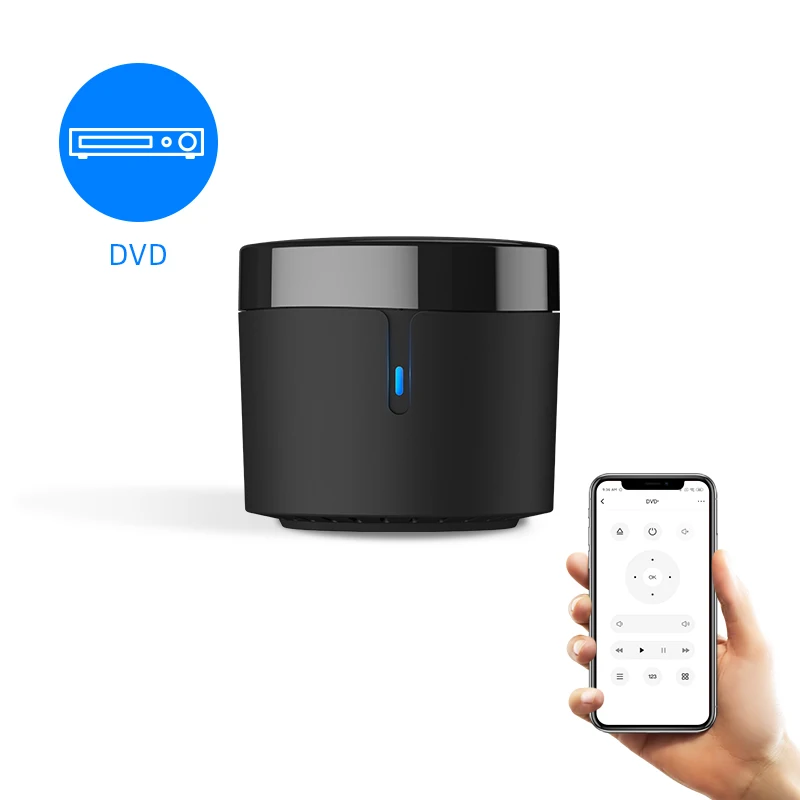 Smart home Alexa New Products BroadLink RM4 mini wifi smart ir remote voice control wifi ir blaster smart life wifi module OEM