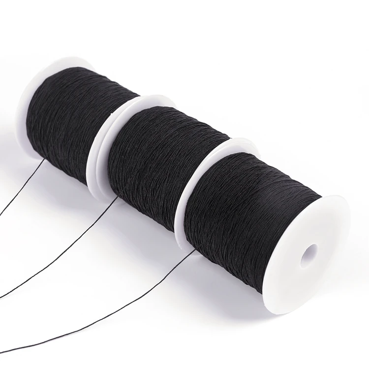 0.3mm Thin round elastic cord braided elastic stretch strap cord for sewing Elastic cord Sewing Elastic Thread