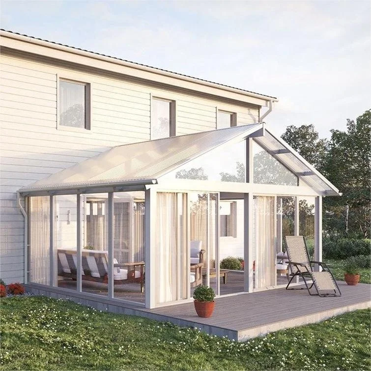Factory Price Prefabricated Aluminum Glass Houses and Pergolas