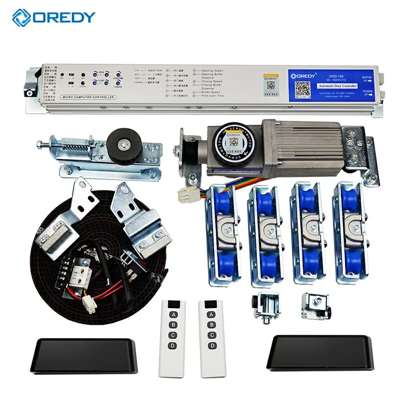 Горячая Распродажа дверной мотор OREDY 150 кг автоматическая скользящая раздвижная дверь