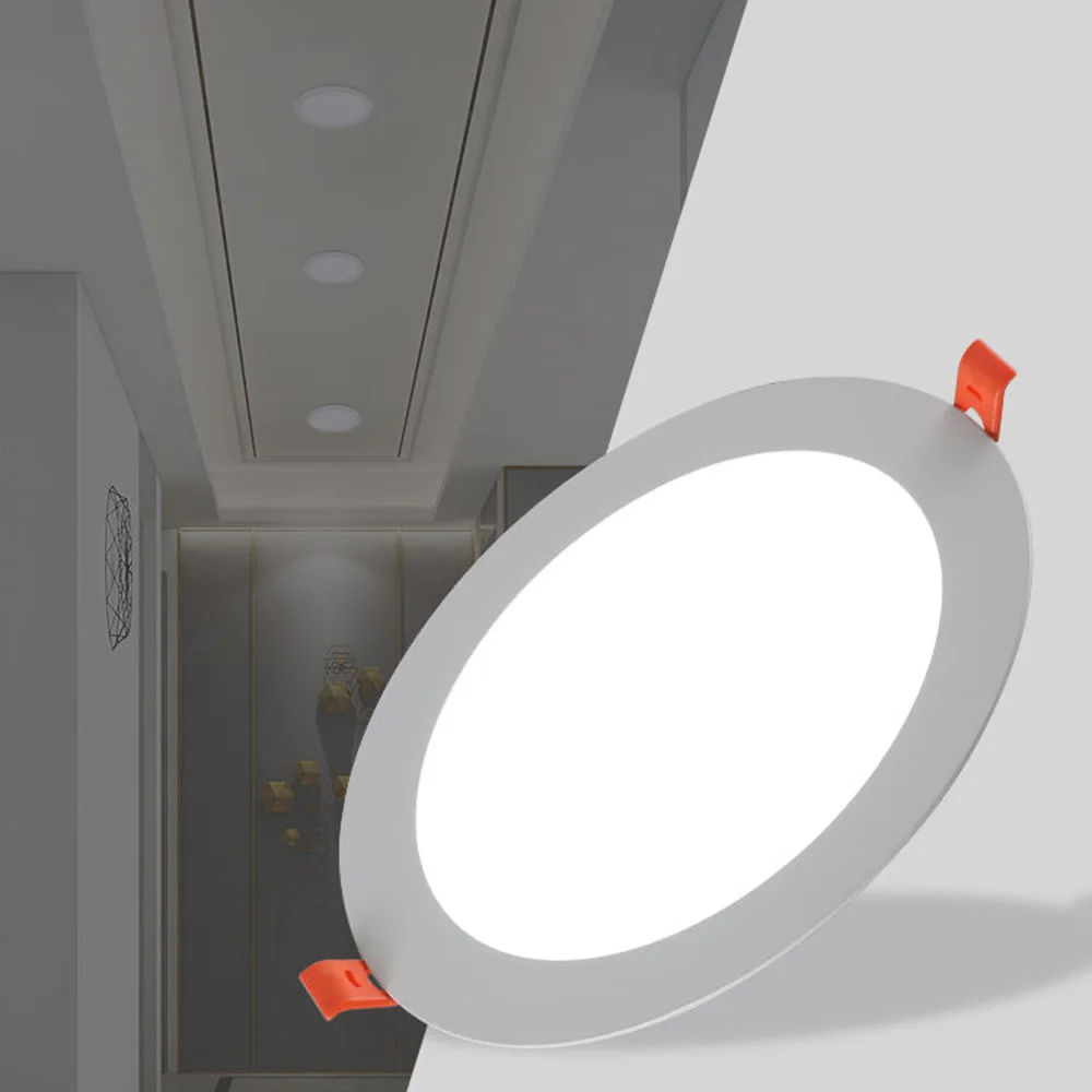 Wholesale Factory Price Indoor Lighting Round Led Panel Light Recessed Mounted Ultra Slim for Home Aluminum Modern 80 7 Mm YC
