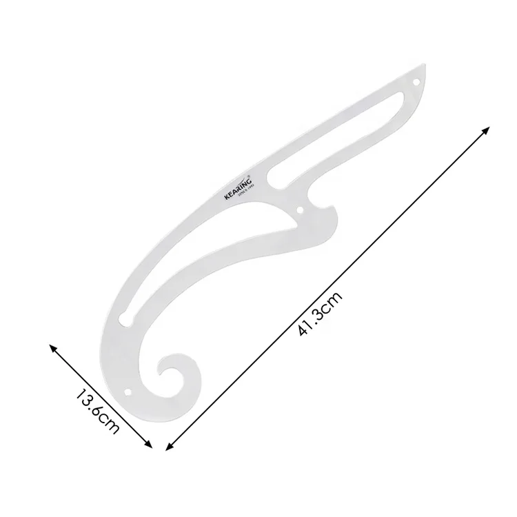 Kearing Transparent Clear Acrylic  French Curve Ruler  Tailor Curves Tailor  Rulers   PM1311