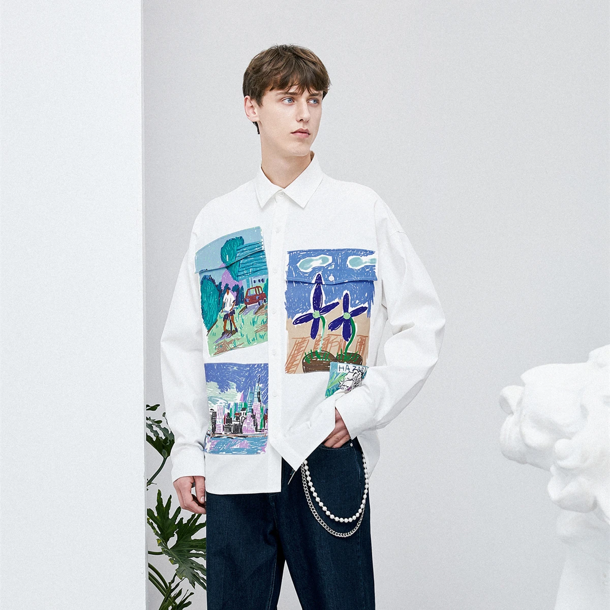 Custom Logo Mens Clothing Summer Sublimation Printing Casual Shirts for Men Long Sleeve Shirt Plaid Pattern Flannel Fabric