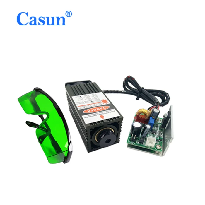 Equipment Parts 5500mW 450nm12V High Power TTL Adjustable Blue Laser Module DIY Engraving Machine Accessories 5.5W