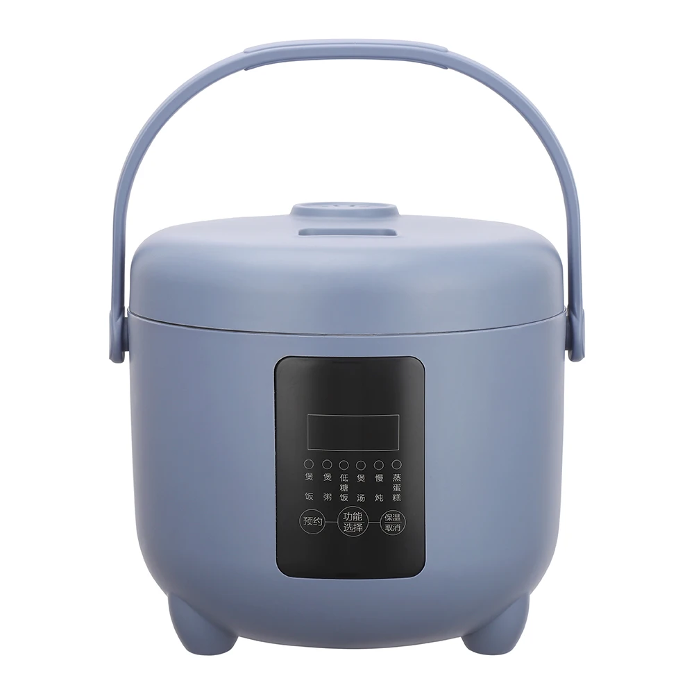 Hot Sale Blue 400W Electric Mini Portable Travel Rice Cooker Multifunction