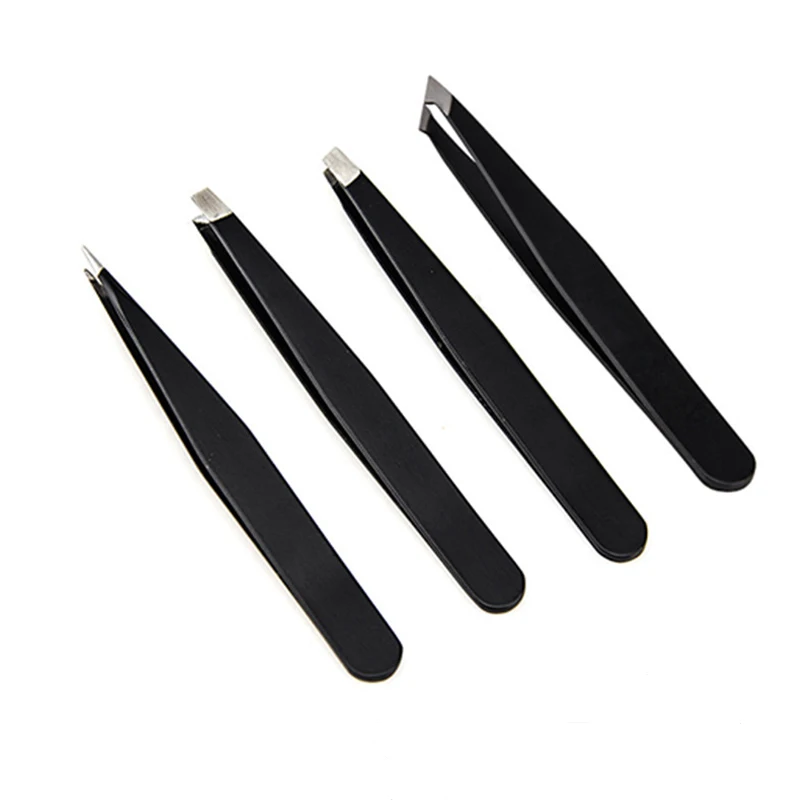 
Wholesale Private Label Eyebrow Clip Professional High Quality Slanted Head Eyebrow Tweezer Stainless 