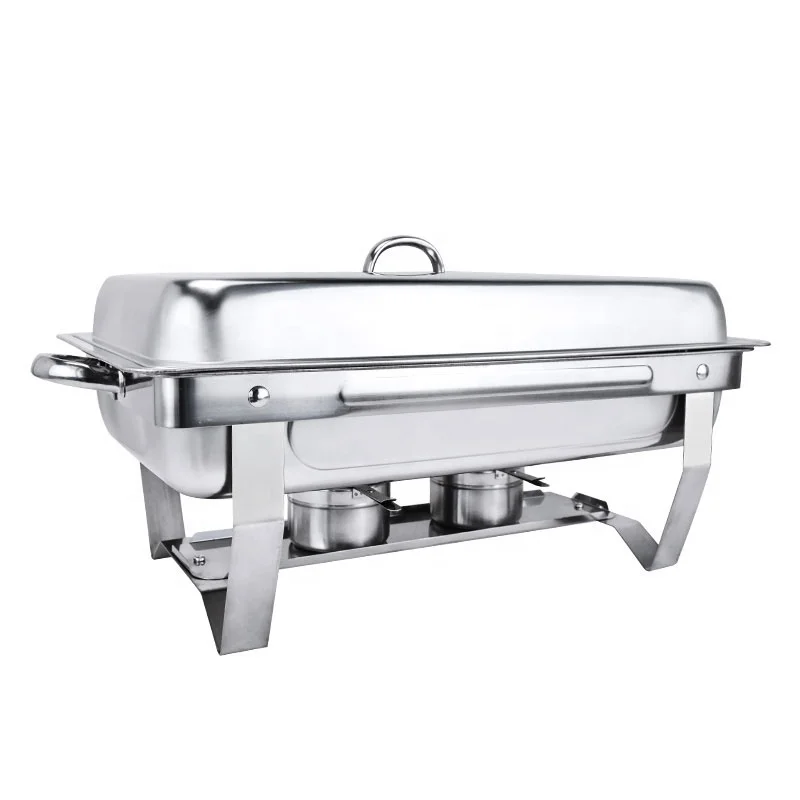 Factory Outlet Wedding Food Warmer Stainless Steel Serving Chafing Dishes For Catering