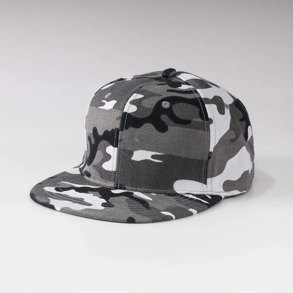 Wholesale High Quality Sutdoor Sunshade Camouflage Sports Hats Adjustable 6-Panel Tactical Camo Trucker Hat Baseball Caps