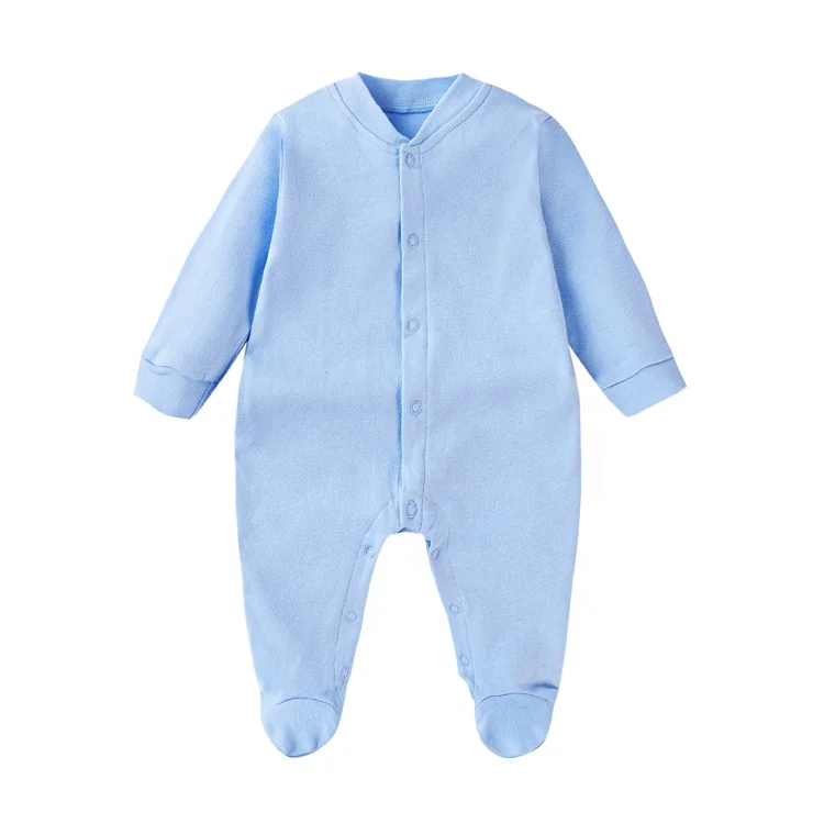 customized manufacturer cotton front door romper baby coveralls jumpsuit one piece