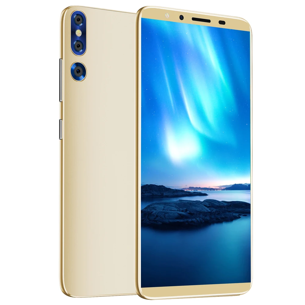 Самый продаваемый P20Plus телефон поддерживает две сим-карты, двойной MTK6572 камеры «рыбий глаз» 8 + 16 Мп Android телефон 5,7 дюймов капли воды экран смартфона