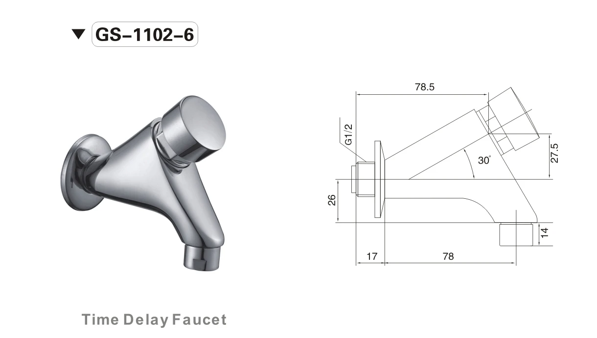 Wholesale Water Saving Self Closing Basin Tap New Type Time Delay Faucet