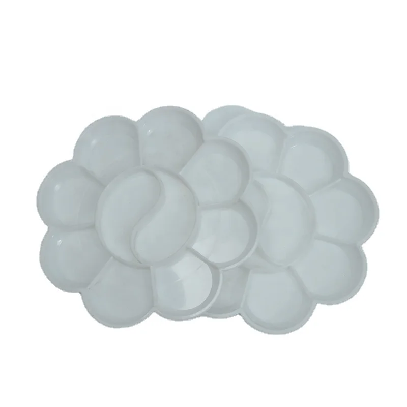 2022 YIXIN Hot Sale 10 wells color mixer plastic paint pallets Art color palette custom palette for painting custom palette